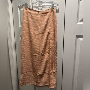 Abercrombie Patterned Midi Skirt with slit